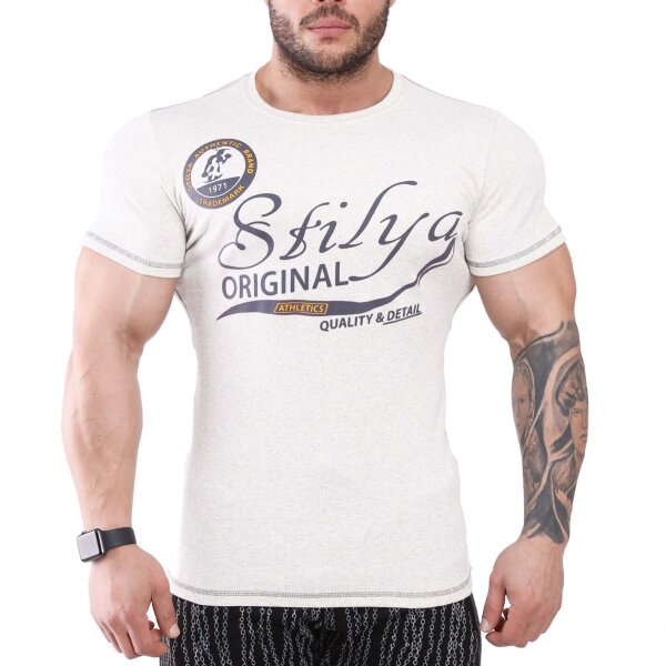 Stretch T-Shirt 2895 beige