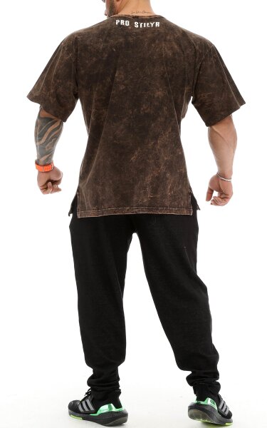 T-Shirt 2860 Batik braun
